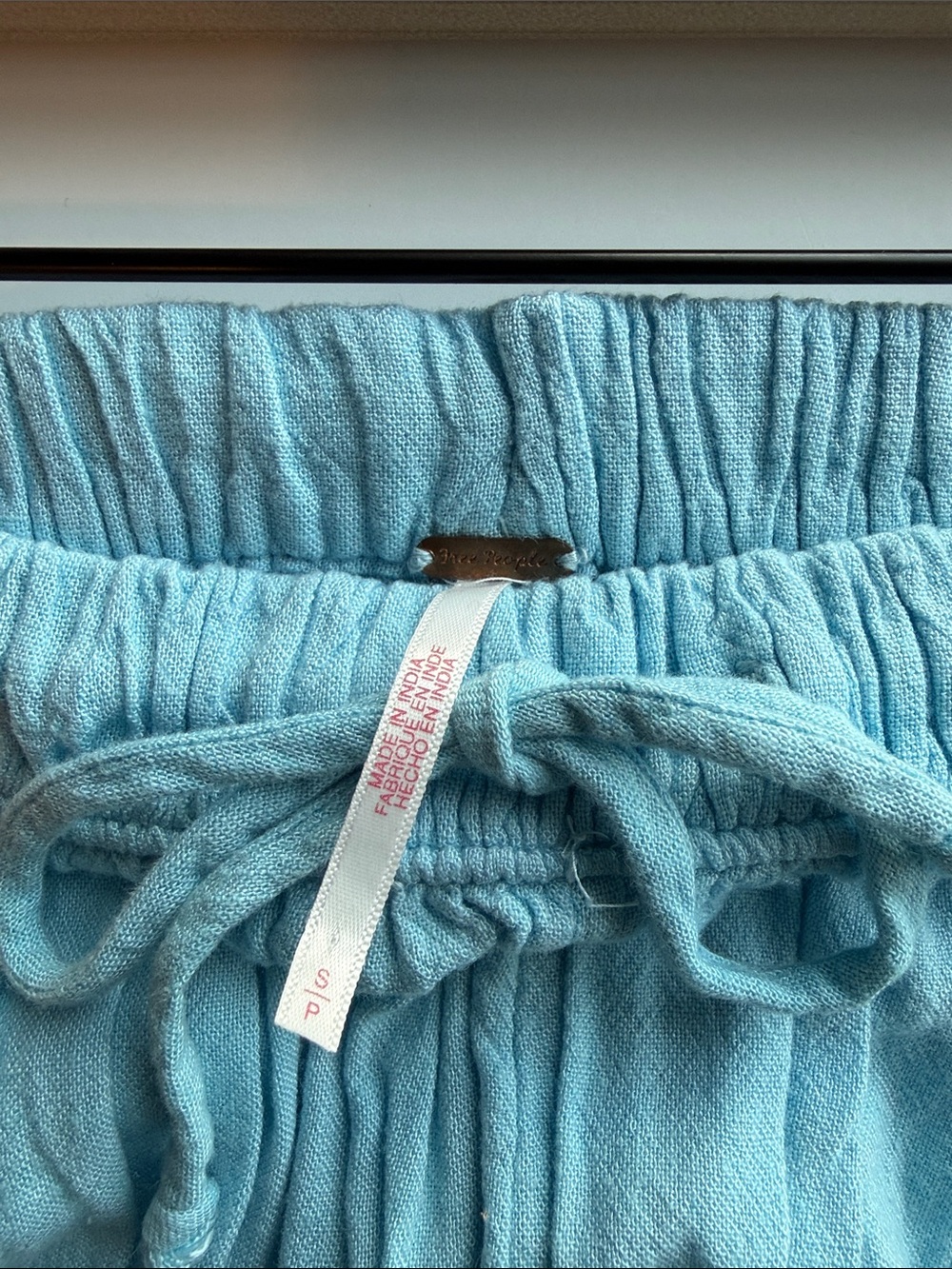 Free People Quinn Pants - Blue - Size S - Picture 3 of 4